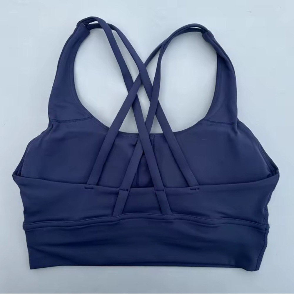 🌿 Navy Blue Sports Bra